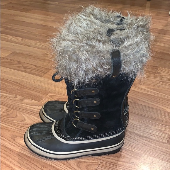 Black sorel Joan of arctic boots - Picture 4 of 8